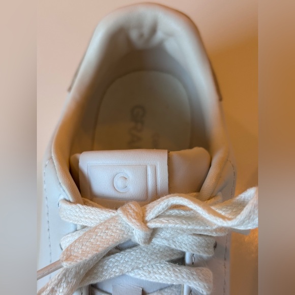Cole Haan GrandPro Women’s Size 7B White Lace-Up Tennis sneakers, No Box - Picture 3 of 14